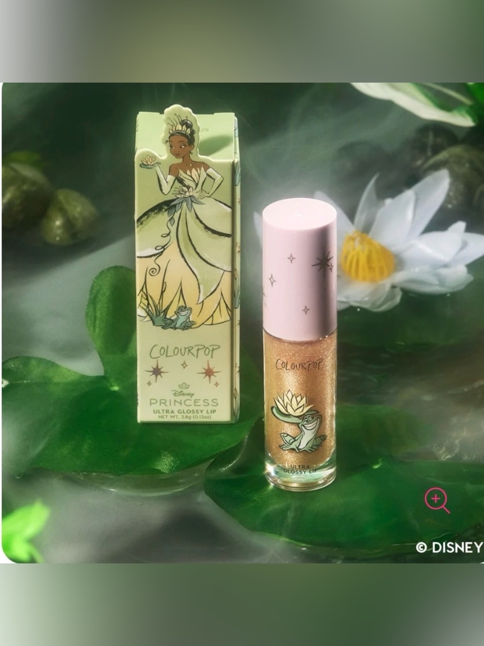 ColourPop Princess Ultra Glossy Lip Sheer Gold — Ambitious Tiana